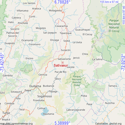 Sativasur on map