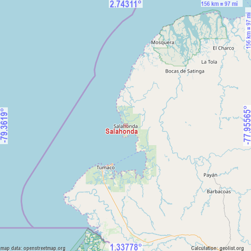 Salahonda on map