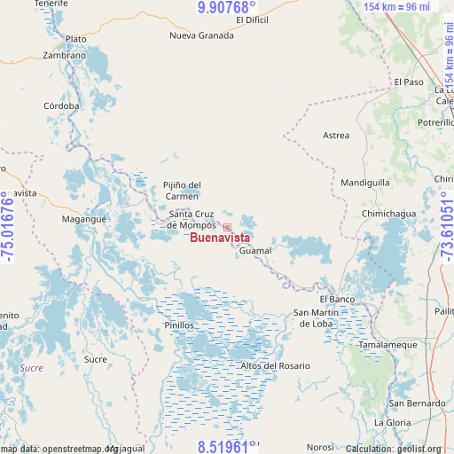Buenavista on map