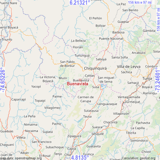 Buenavista on map