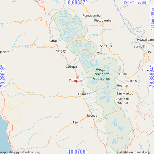 Yungar on map