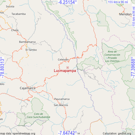 Lucmapampa on map