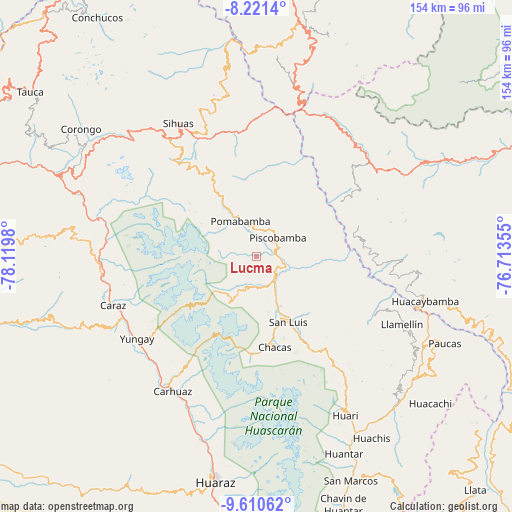 Lucma on map