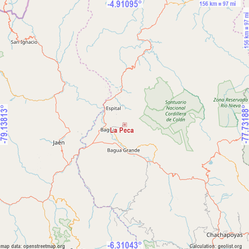 La Peca on map