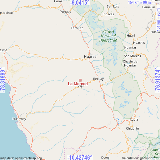 La Merced on map