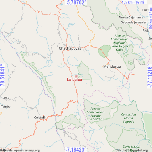 La Jalca on map