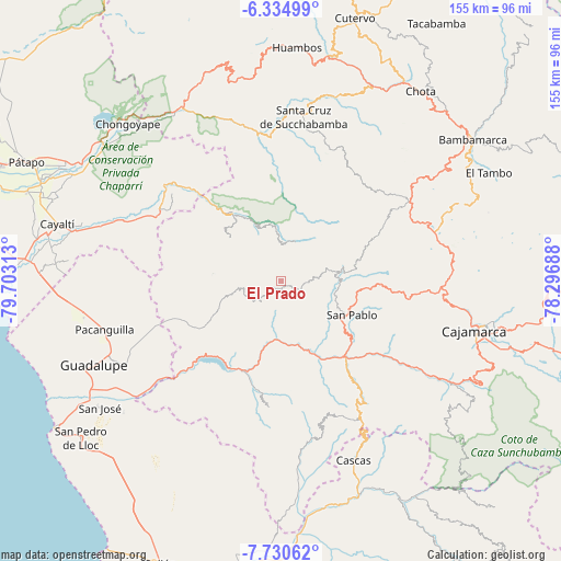El Prado on map