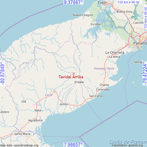 Tavidal Arriba on map
