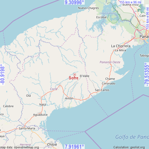 Sofre on map