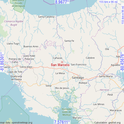 San Marcelo on map