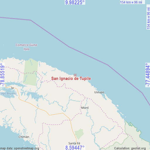 San Ignacio de Tupile on map