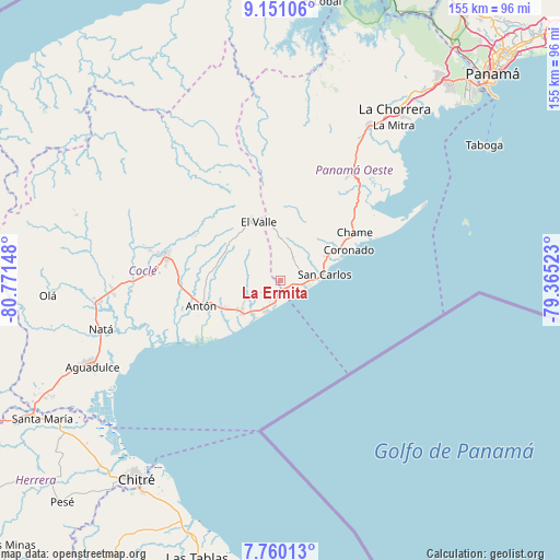 La Ermita on map