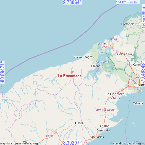 La Encantada on map