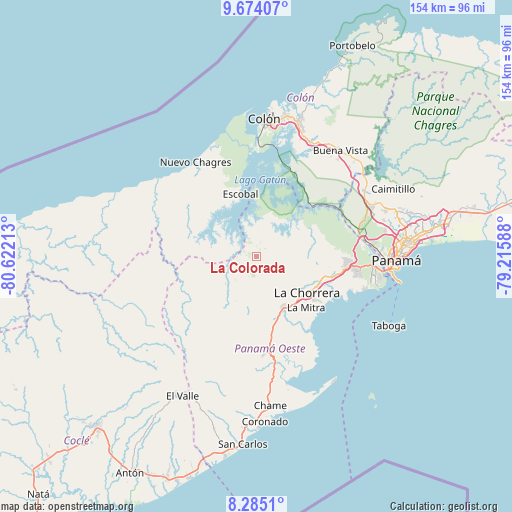 La Colorada on map