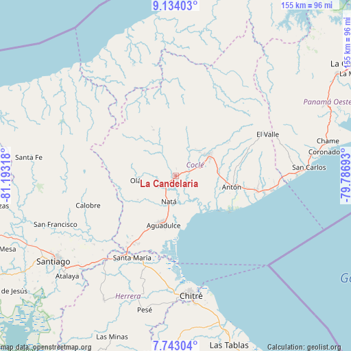 La Candelaria on map