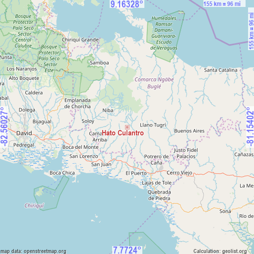 Hato Culantro on map