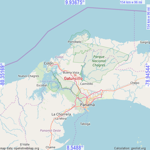 Gatuncillo on map