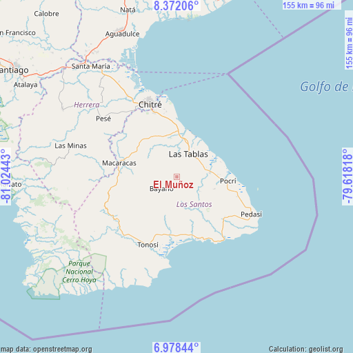 El Muñoz on map