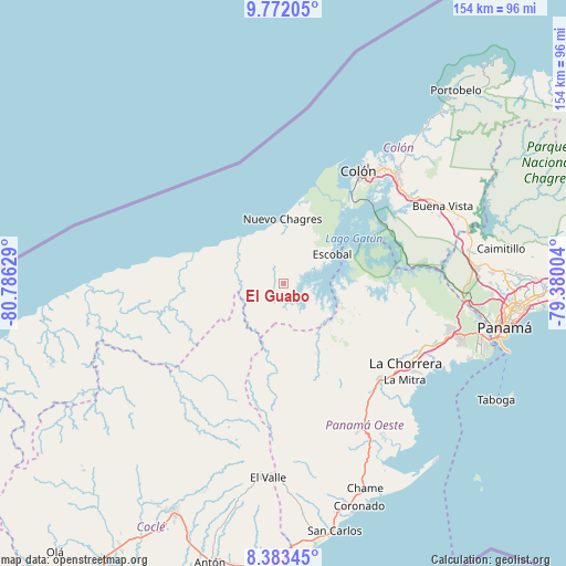 El Guabo on map