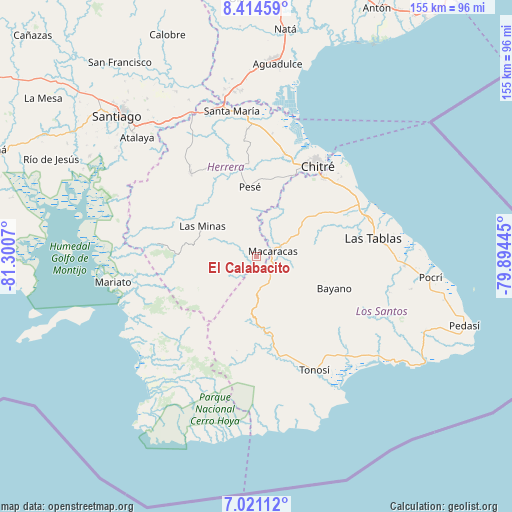 El Calabacito on map