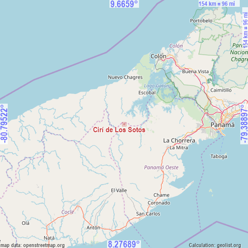 Cirí de Los Sotos on map
