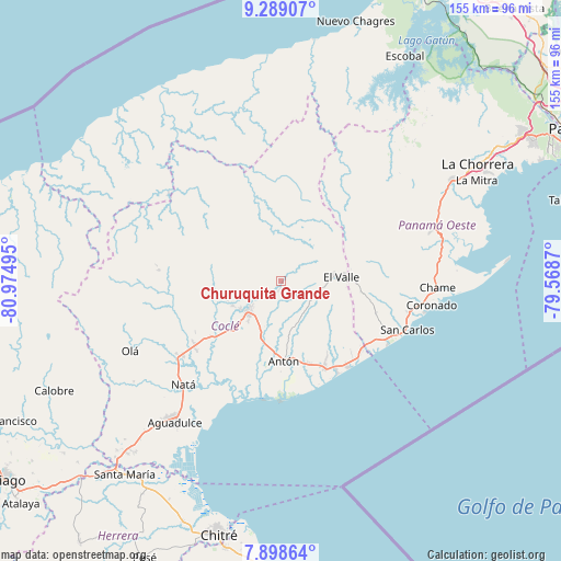 Churuquita Grande on map