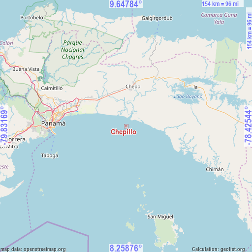 Chepillo on map