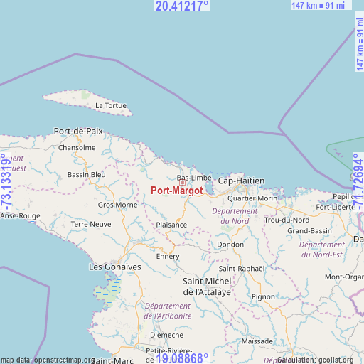 Port-Margot on map