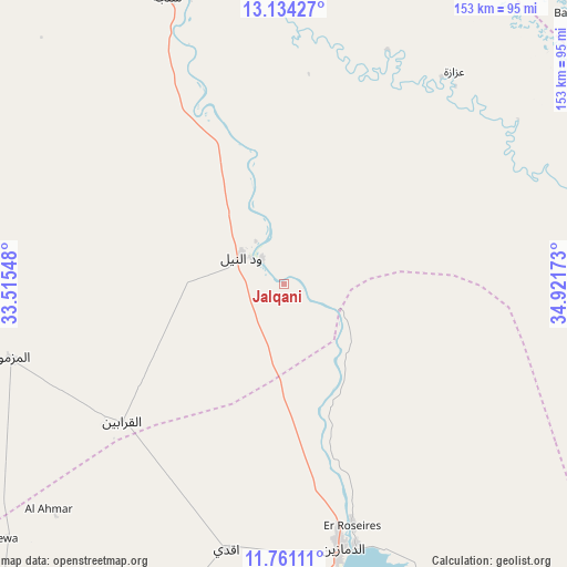 Jalqani on map