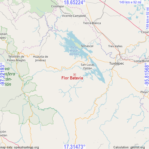 Flor Batavia on map