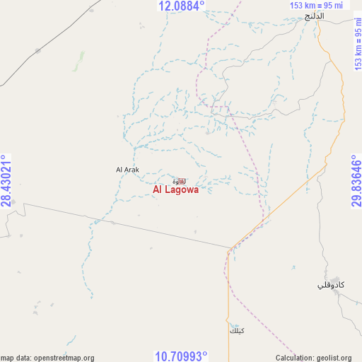 Al Lagowa on map