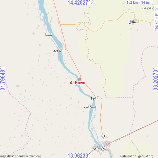 Al Kawa on map
