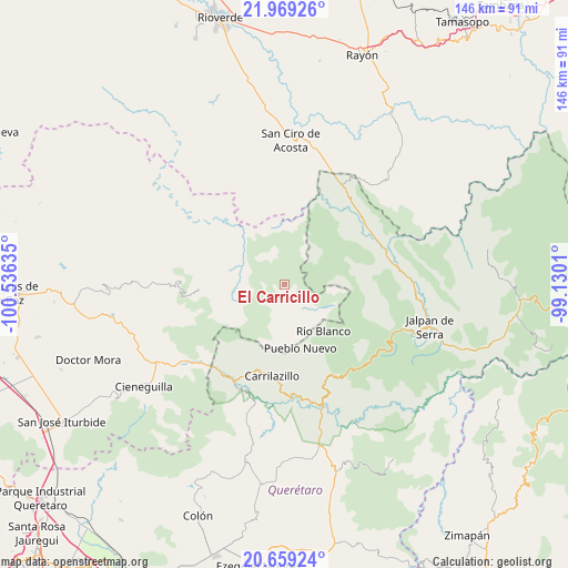 El Carricillo on map