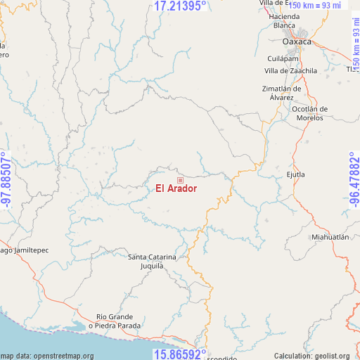 El Arador on map