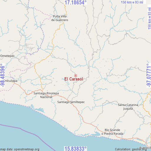 El Carasol on map
