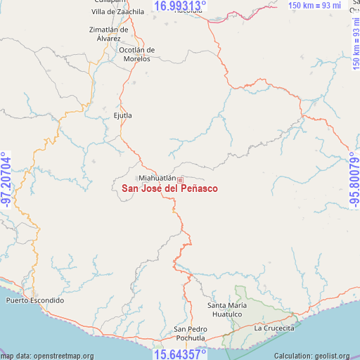 San José del Peñasco on map