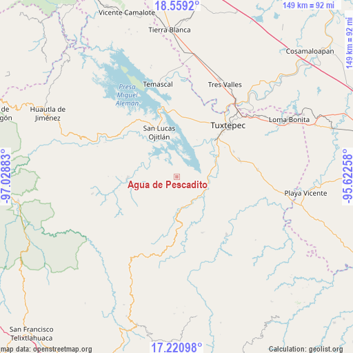 Agua de Pescadito on map