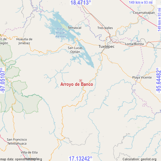 Arroyo de Banco on map