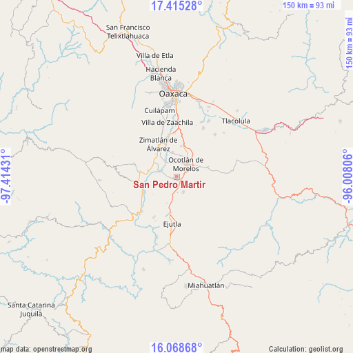 San Pedro Martir on map