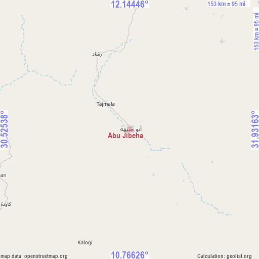 Abu Jibeha on map