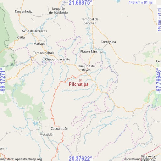 Pilchatipa on map