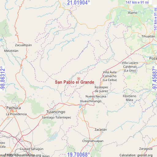 San Pablo el Grande on map
