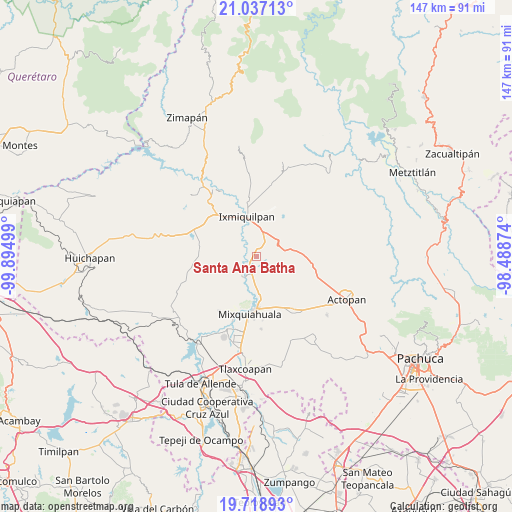 Santa Ana Batha on map