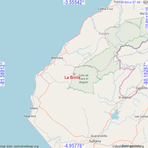 La Breita on map