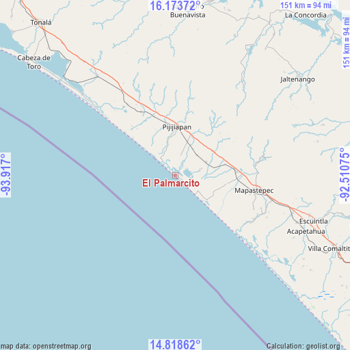 El Palmarcito on map