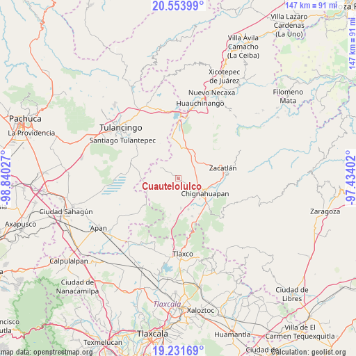 Cuautelolulco on map