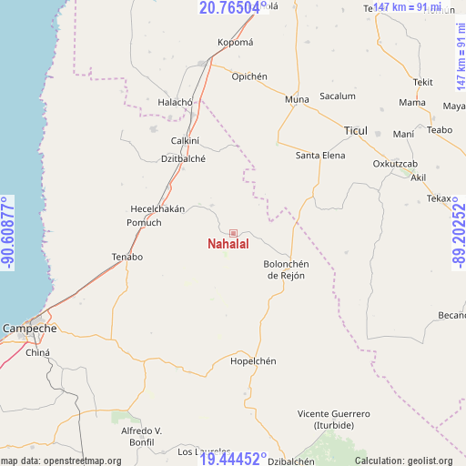 Nahalal on map