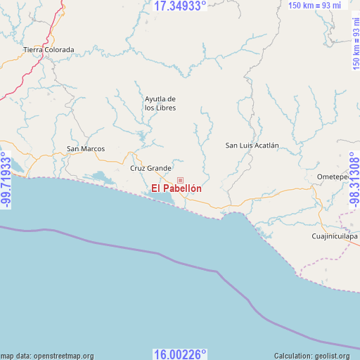 El Pabellón on map