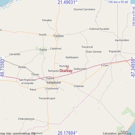 Dzalbay on map