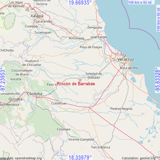 Rincón de Barrabás on map